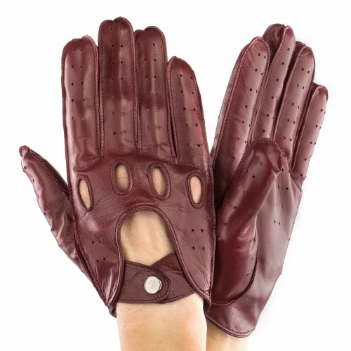 

Перчатки мужские автомобильные GlovesUA Итальянская кожа мод.275 р.10.5 бордо