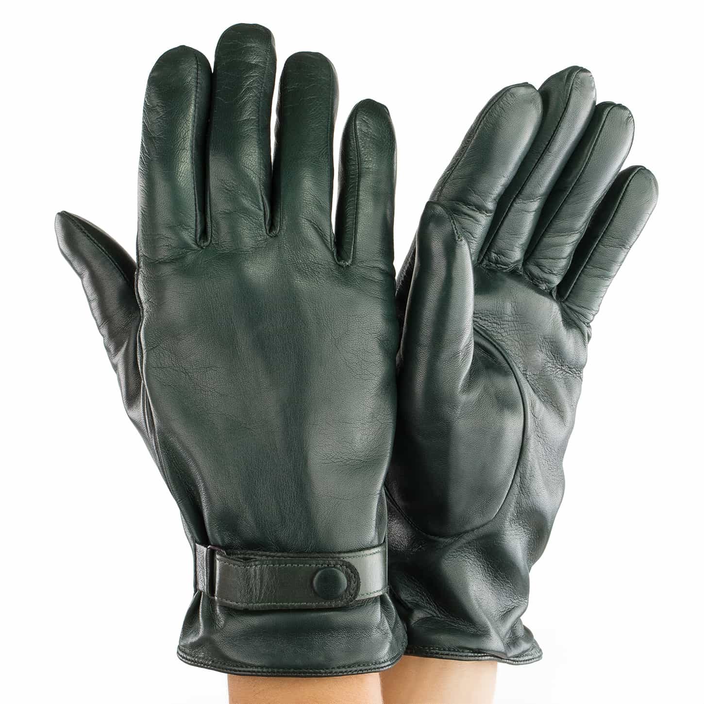 

Перчатки мужские GlovesUA Итальянская кожа мод.463 р.8,5 эвкалипт