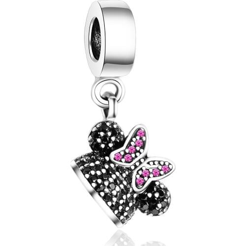 

Подвеска-шарм Pandora style Шапка Minnie Pave, Disney 791478NCK