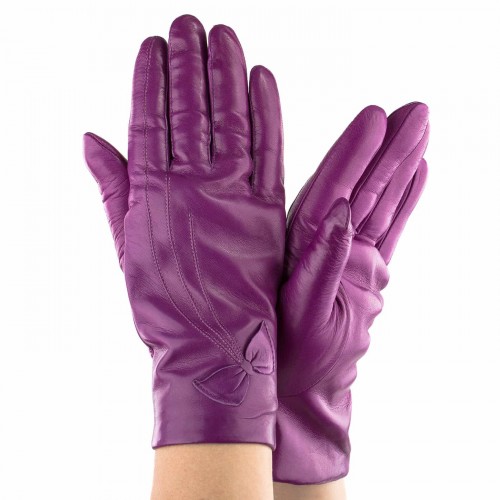 

Перчатки женские GlovesUA Итальянская кожа мод.038 р.6 фуксия