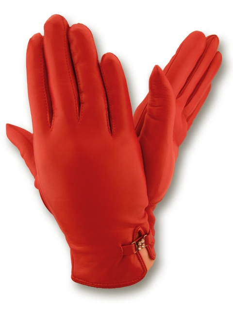 

Перчатки женские GlovesUA Итальянская кожа мод.304 р.7 красные