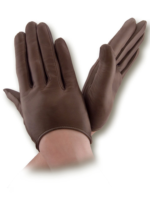 

Перчатки женские GlovesUA Итальянская кожа мод.377 р.7.5 шоколад