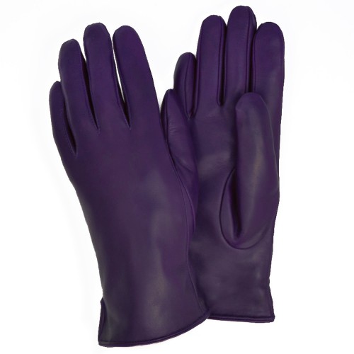 

Перчатки женские GlovesUA на меху мод.136 р.6 баклажан