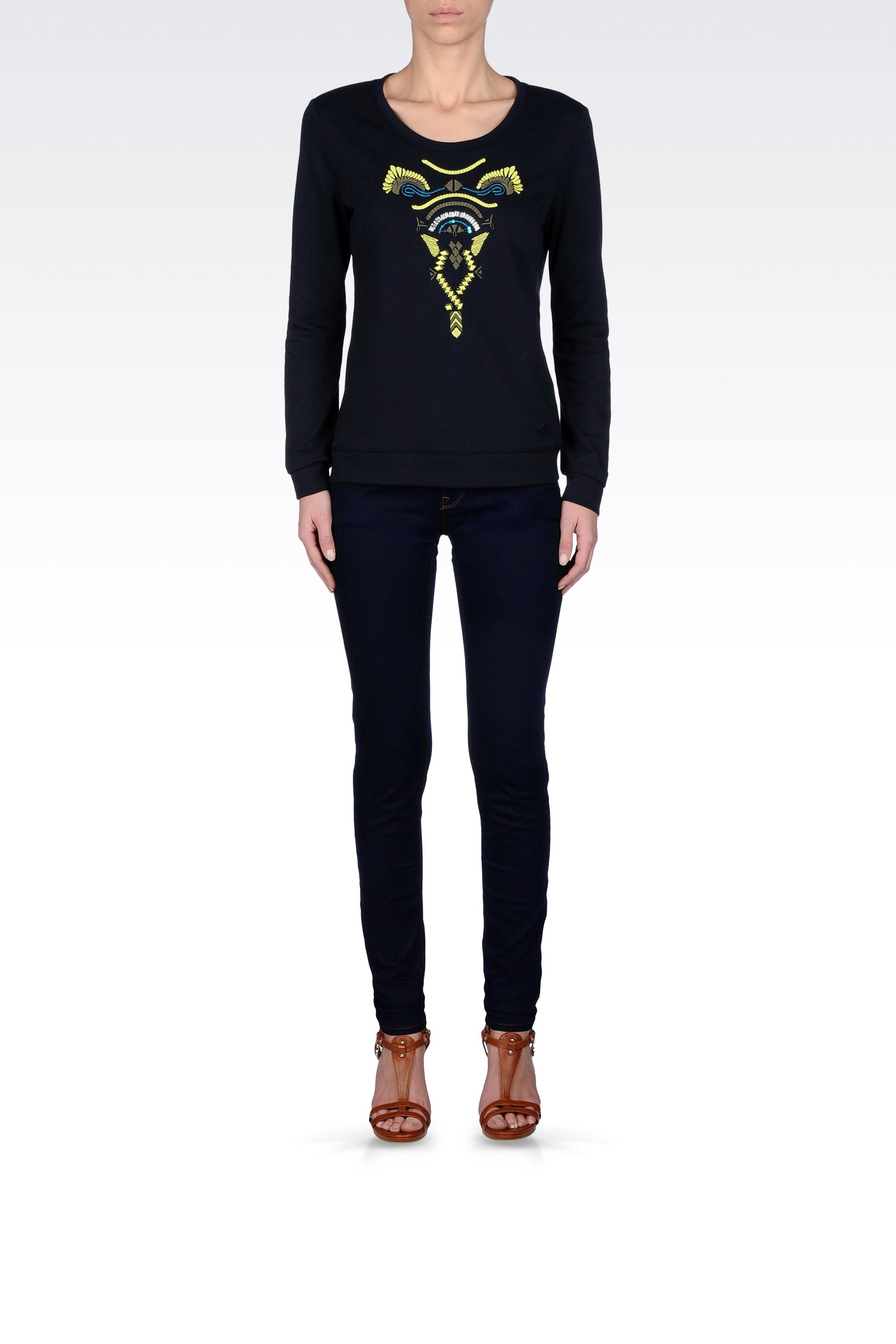 

Лонгслив с круглым вырезом Armani Jeans V5M20PS S Синий