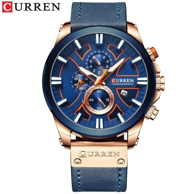 

Часы наручные Curren 8346 Blue-Cuprum