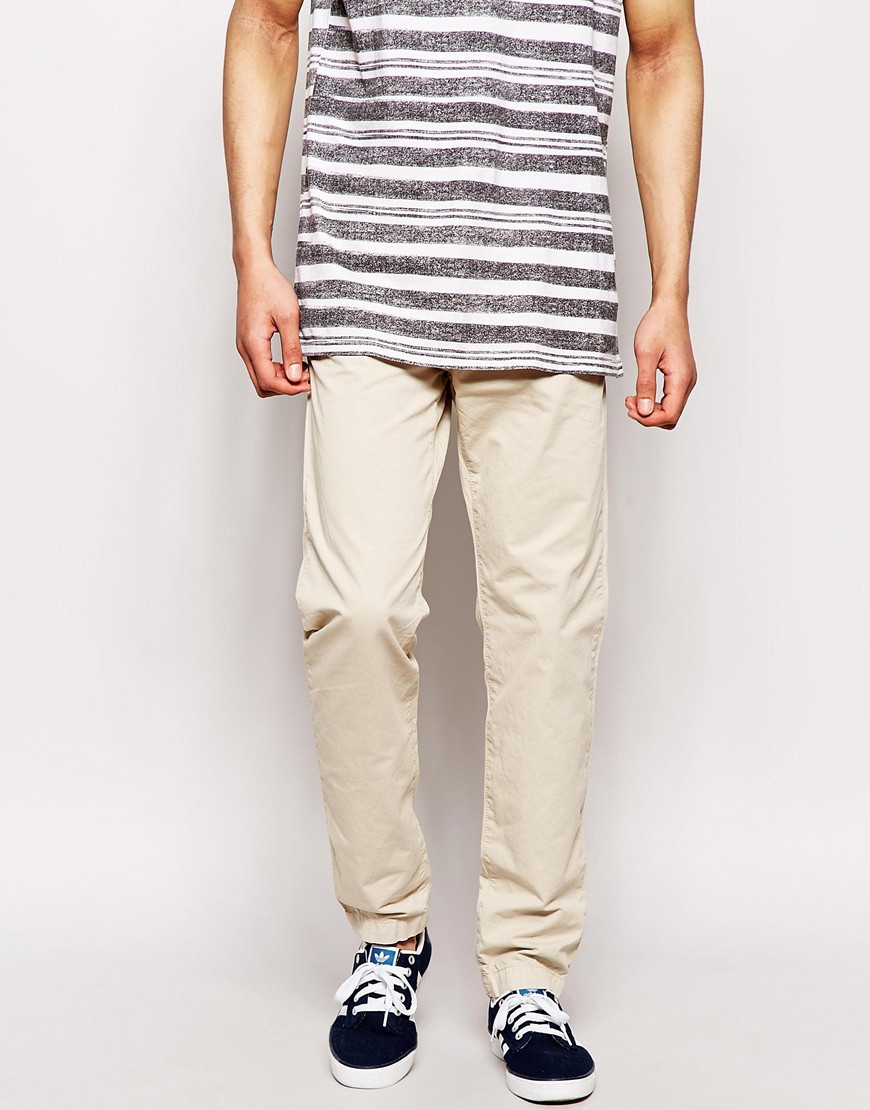 

Хлопковые чиносы слим Esprit AS589270 S Бежевый