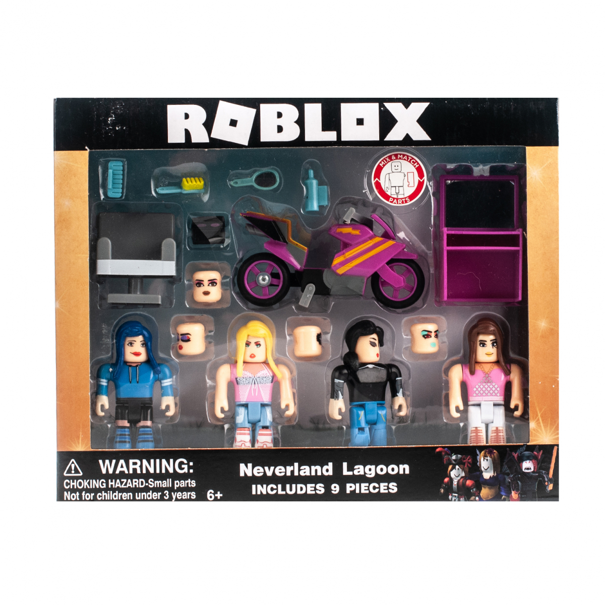 

Игровой набор Roblox Neverland Lagoon 4 фигурки с аксессуарами