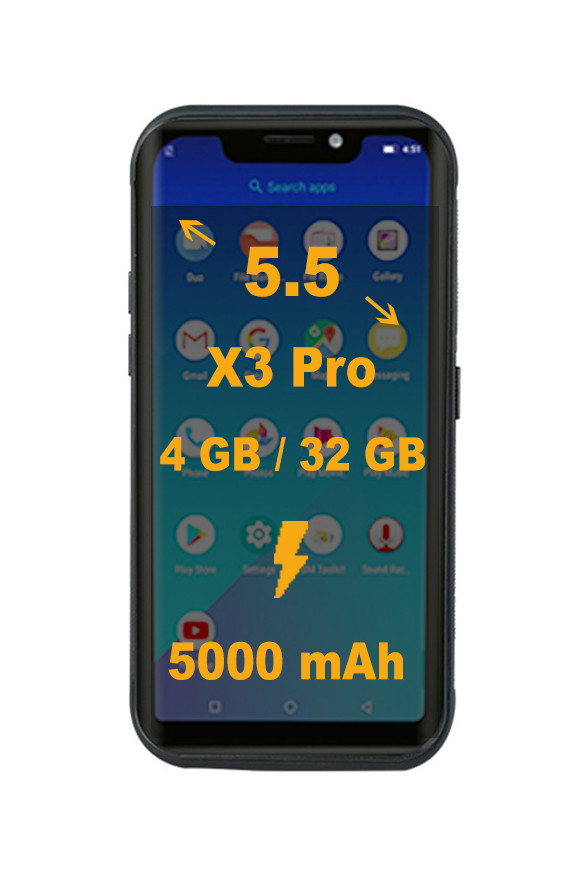 

Мобильный телефон Land Rover X3 Pro 5000 mAh