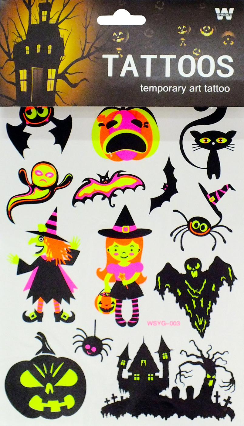 

Тату Seta Decor Halloween Body Art 16-206-1 Разноцветное