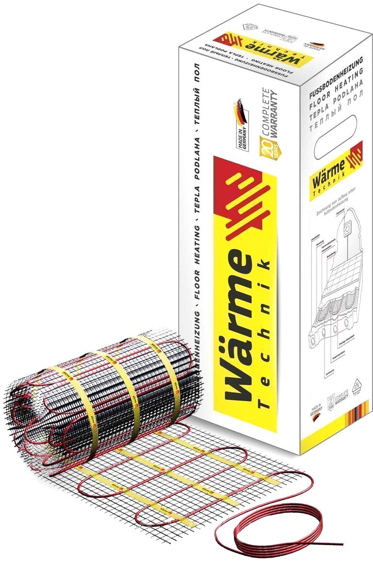 

Мат нагревательный Warme Twin Mat 3 м²/450 Вт (WTM 153)