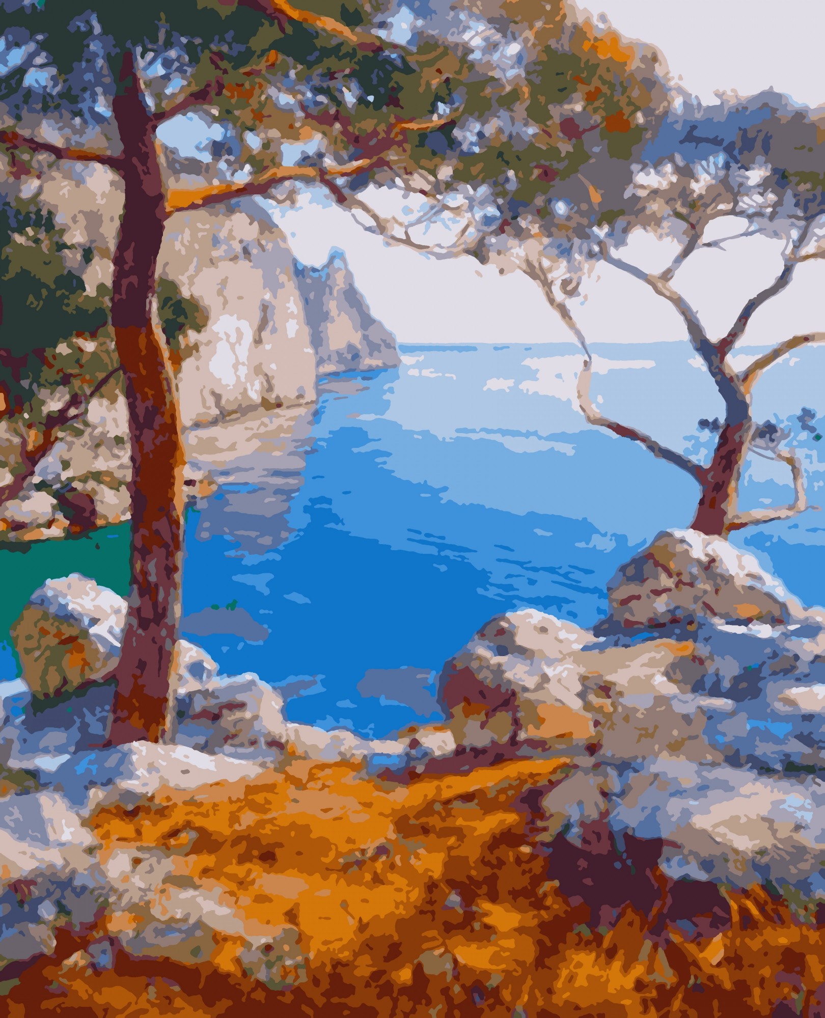 

Картина по номерах "Крим", 40*50