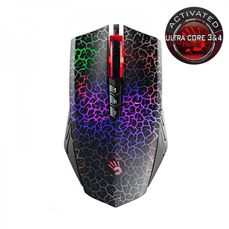

Мышь A4Tech A70A Bloody Crackle Black USB