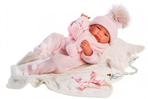 

Пупс Llorens Tina Con Toquilla 45 см (84316)