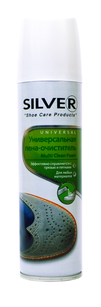 

Универсальная пена-очиститель для обуви Silver "Multi Clean Foam" 150 ml