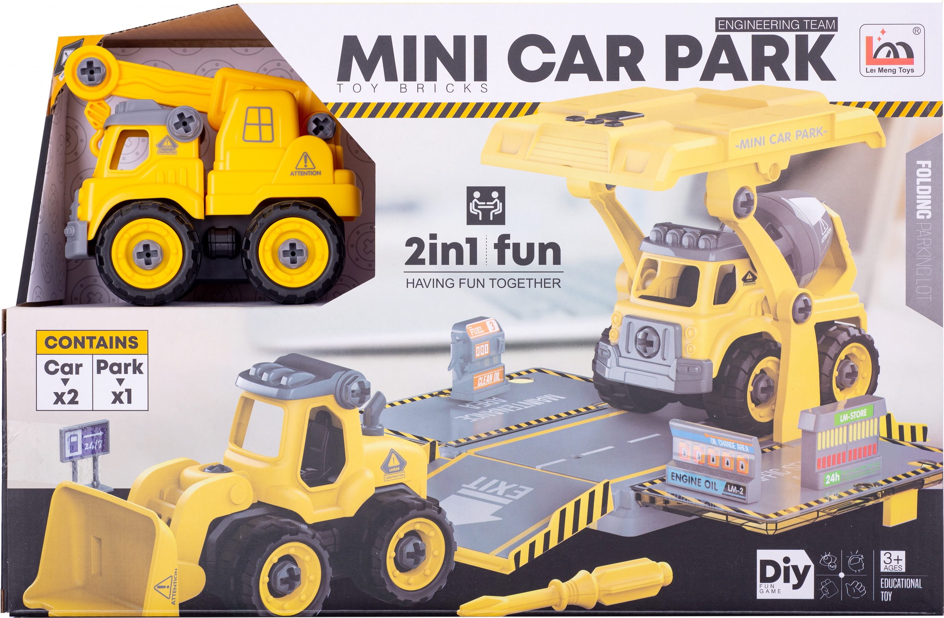 

Конструктор музыкальный Diy Spatial Creativity Экскаватор и кран LM9018-1A 78 деталей (TOYSCJ-1614189)