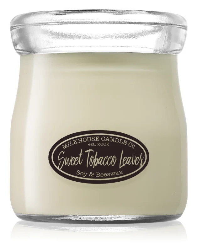 

Milkhouse Candle Co. Creamery Sweet Tobacco Leaves ароматизована свічка 142 гр Cream Jar