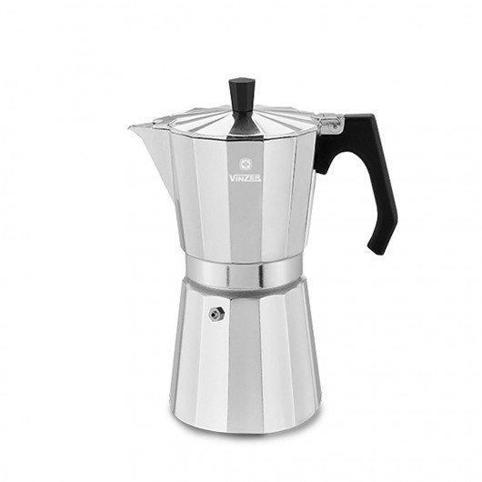 

Кофеварка гейзерная Vinzer Moka Espresso Induction, 9 чашек