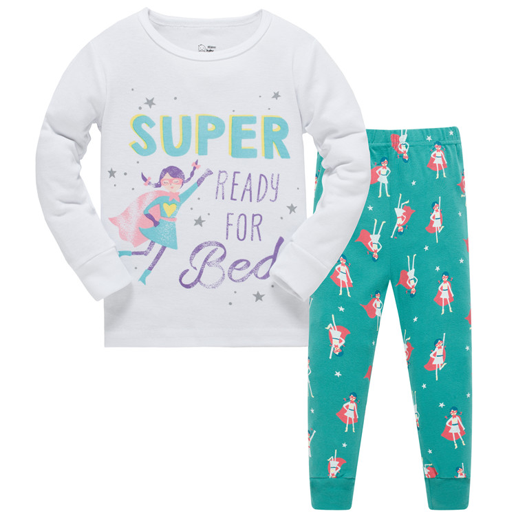 

Пижама для девочки Super girl Baobaby (90) Белый