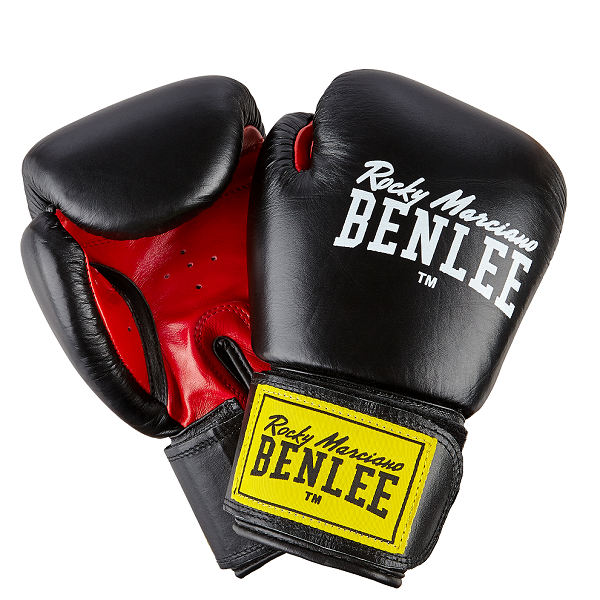 

Перчатки боксерские Benlee FIGHTER 14oz Кожа черно-красные