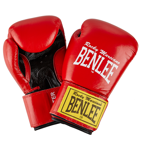 

Перчатки боксерские Benlee FIGHTER 14oz Кожа красно-черные