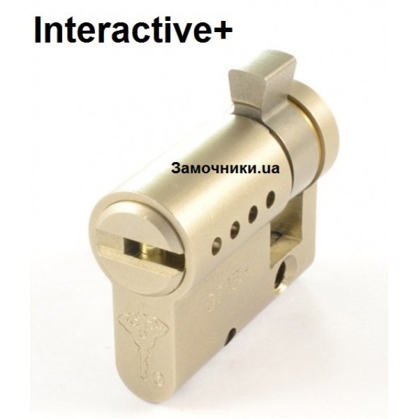 

Цилиндр Mul-T-Lock INTERACTIVE 40,5мм.(9,5х31) односторонний ключ