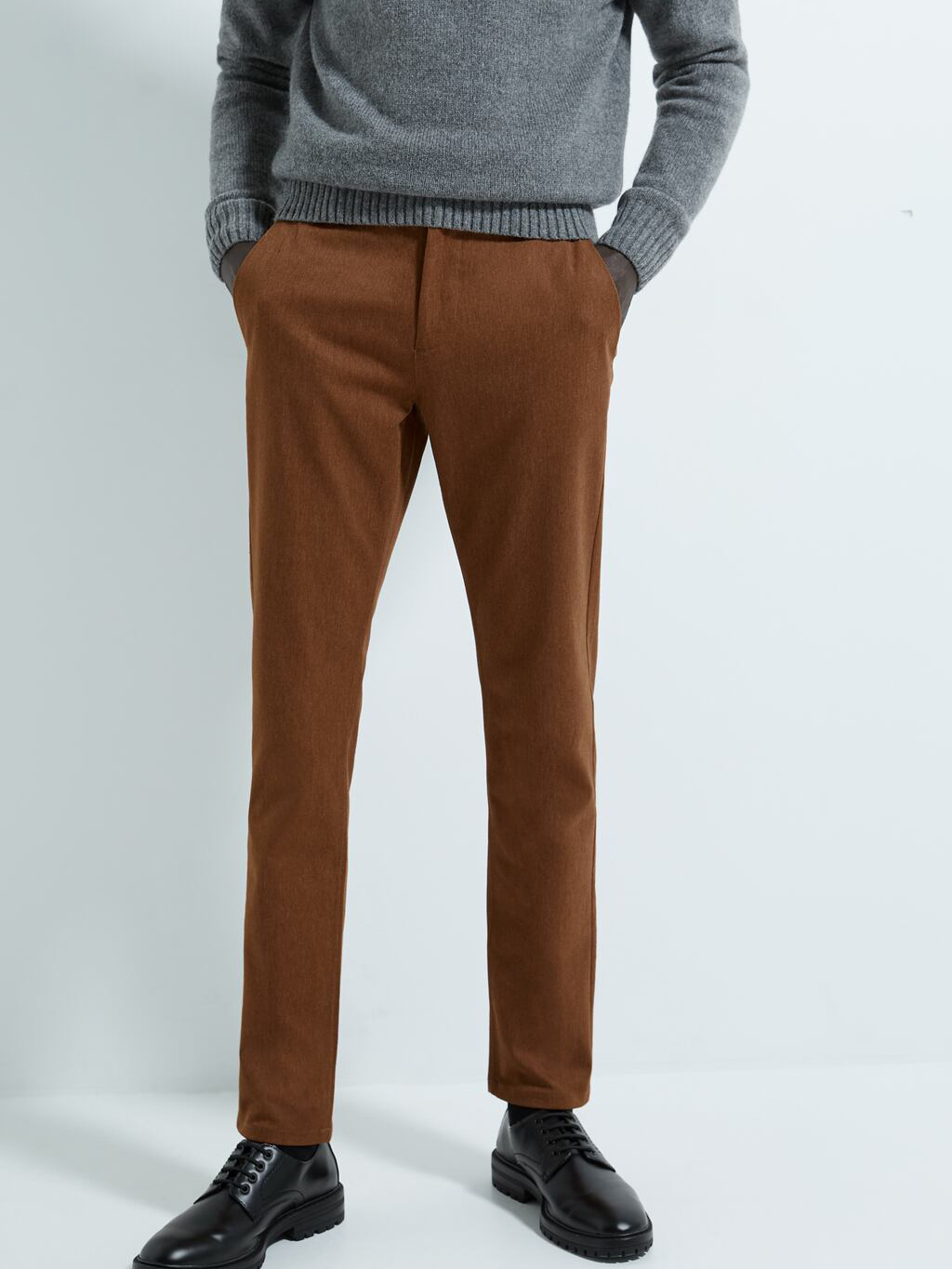 

Брюки Zara 06861650705 42 Коричневые