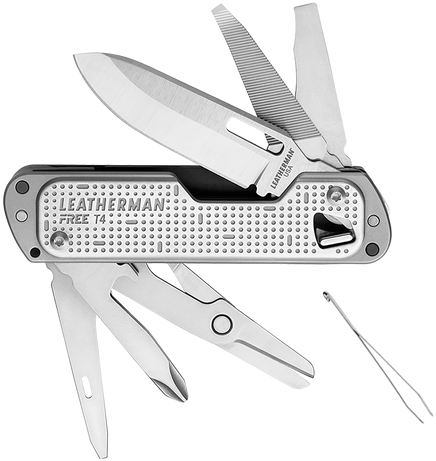 

Мультиинструмент Leatherman Free T4 12 инструментов Grey (832686)