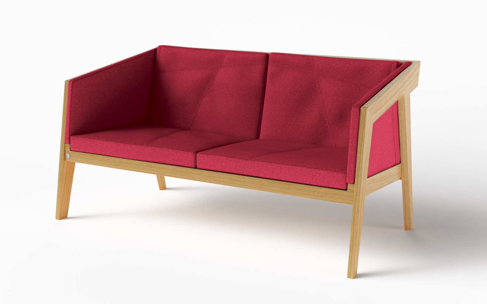 

Диван Air 2 Sofa M KINT Красный ETNA 25 75x75x150 см