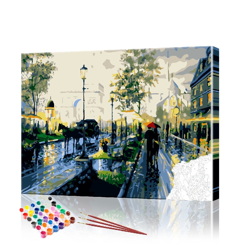 

Картина по номерам ArtSale "Старинный Париж" PBN0459 размер 40х50 см