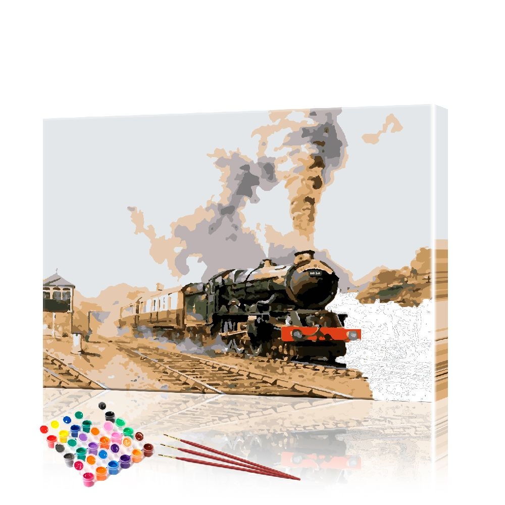 

Картина по номерам ArtSale "Паровоз" PBN0769 размер 40х50 см