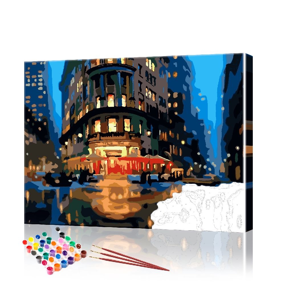 

Картина по номерам ArtSale "Флэтайрон-билдинг" PBN0675 размер 40х50 см