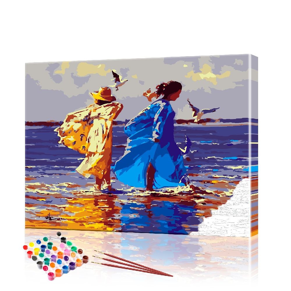 

Картина по номерам ArtSale "Босиком по пляжу" PBN0533 размер 40х50 см