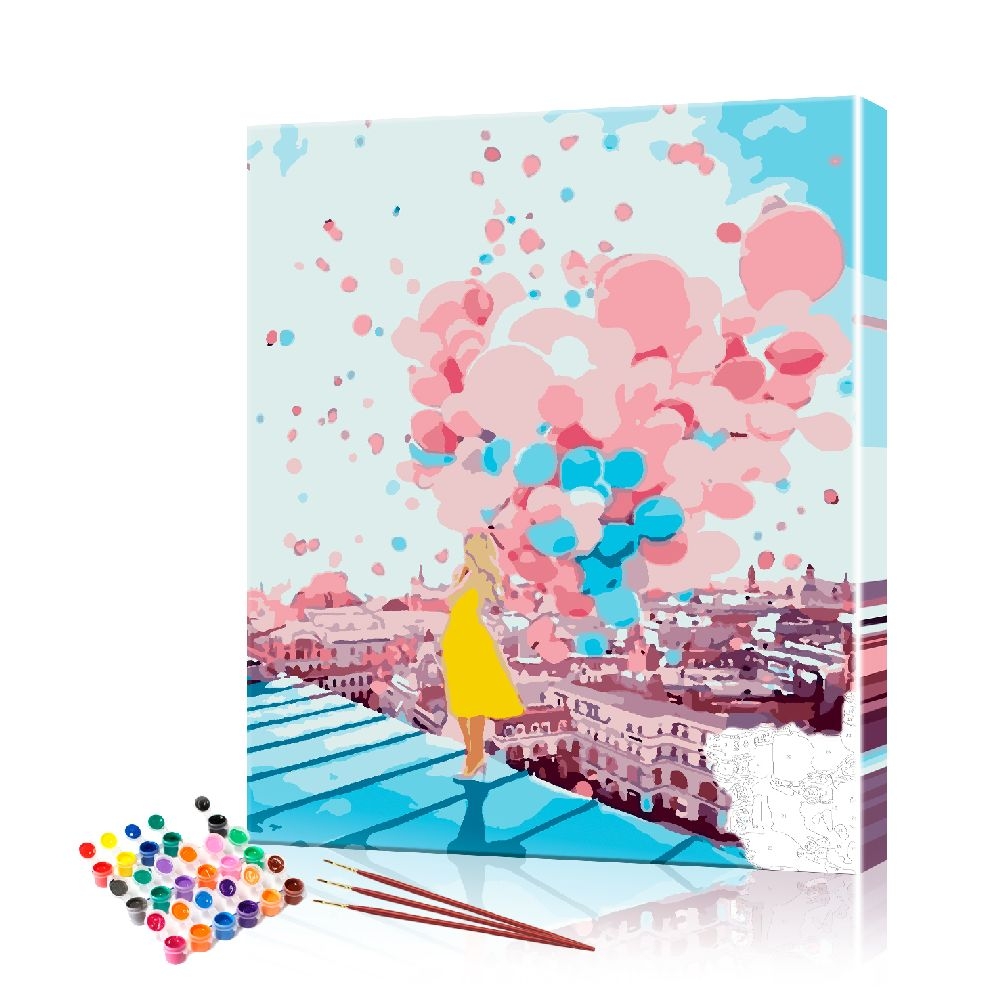 

Картина по номерам ArtSale "Над городом" PBN0895 размер 40х50 см