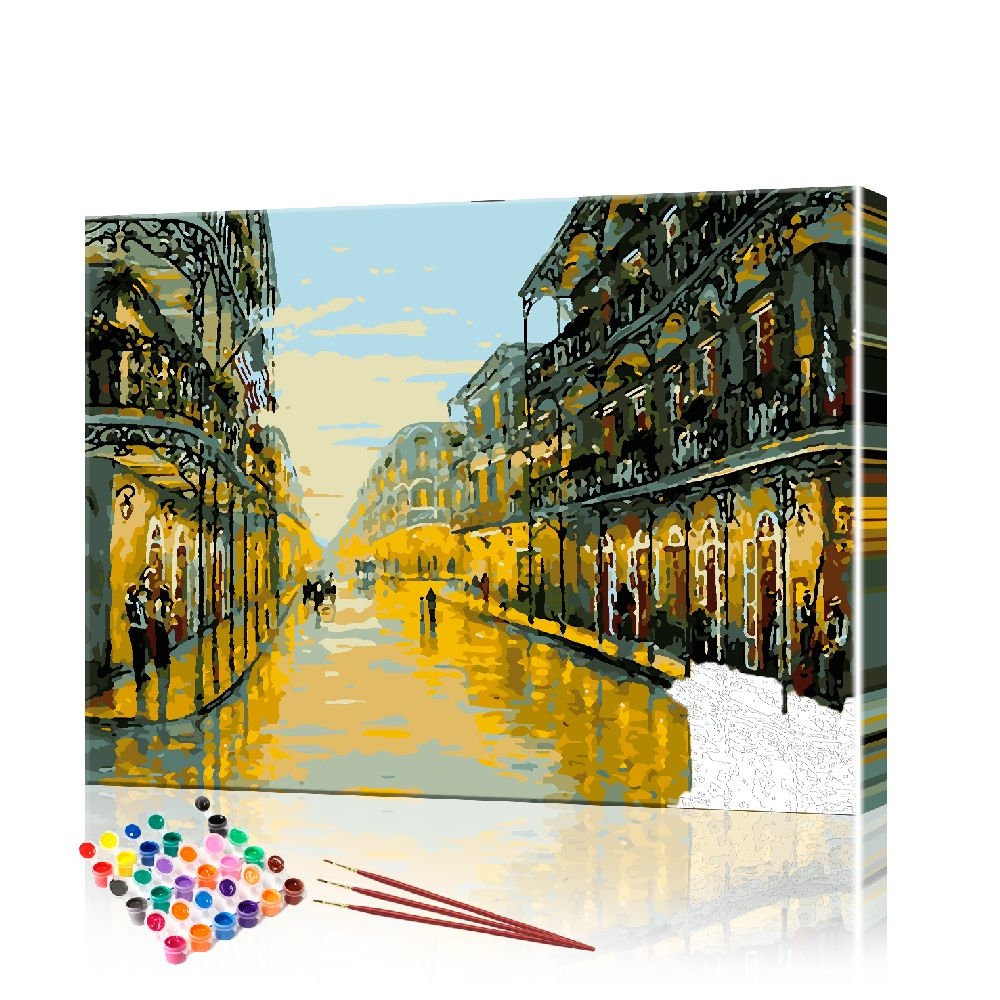 

Картина по номерам ArtSale "Старый Париж" PBN0741 размер 40х50 см
