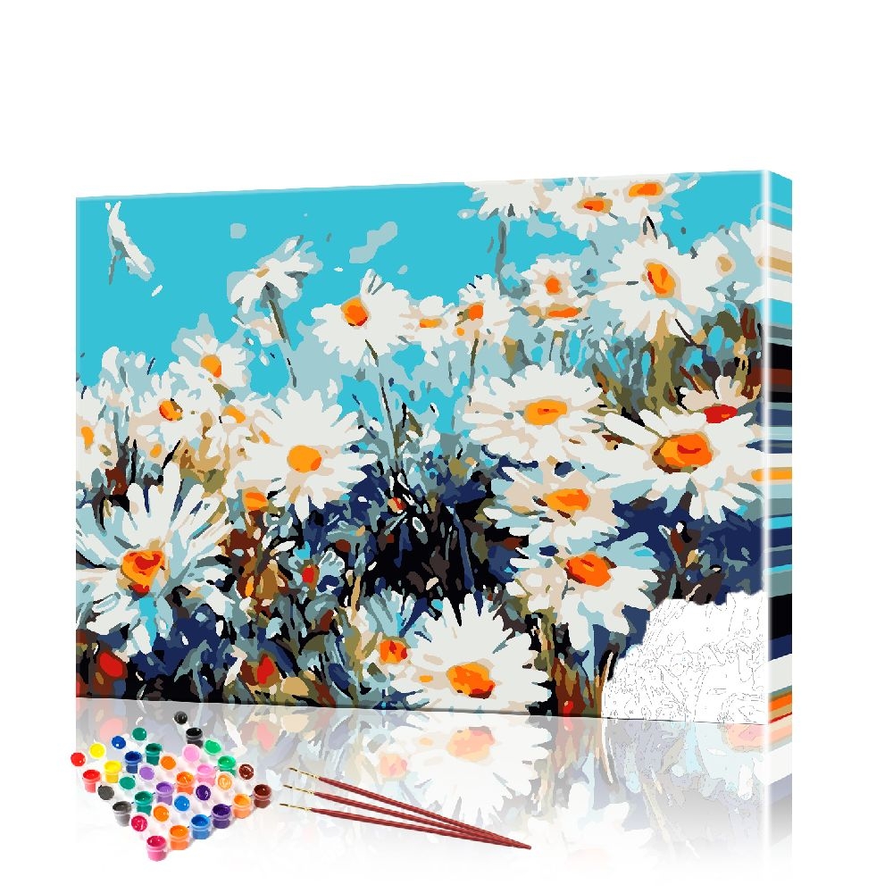 

Картина по номерам ArtSale "Ромашковое поле" PBN0637 размер 40х50 см