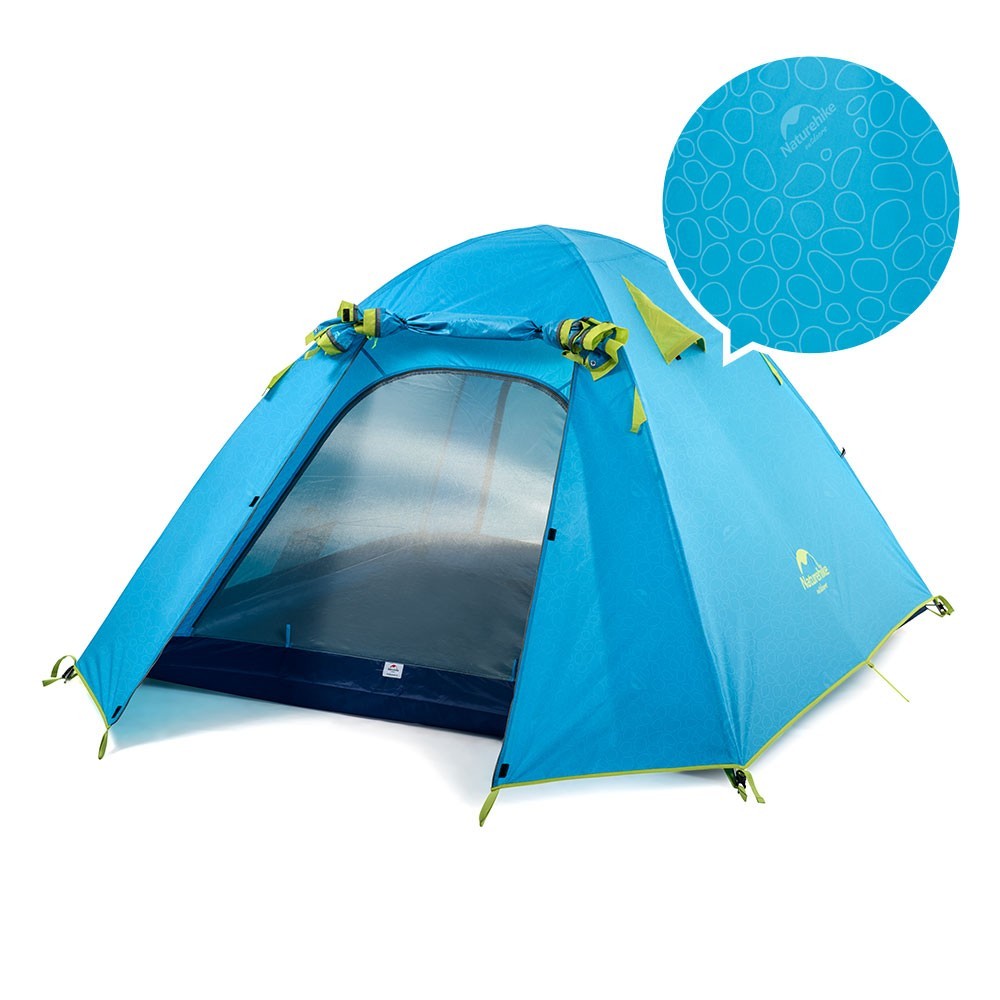 

Палатка Naturehike P-Series II 210T 65D Graphic NH18Z022-P Sea Blue (6927595729595)