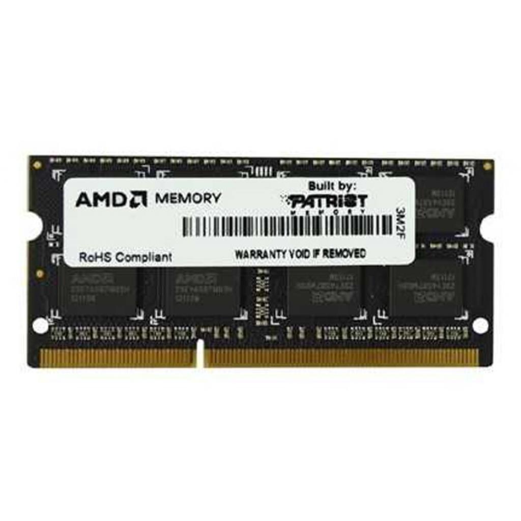 

Модуль пам&яті для ноутбука SoDIMM DDR3 4GB 1600MHz AMD (R534G1601S1S-U)