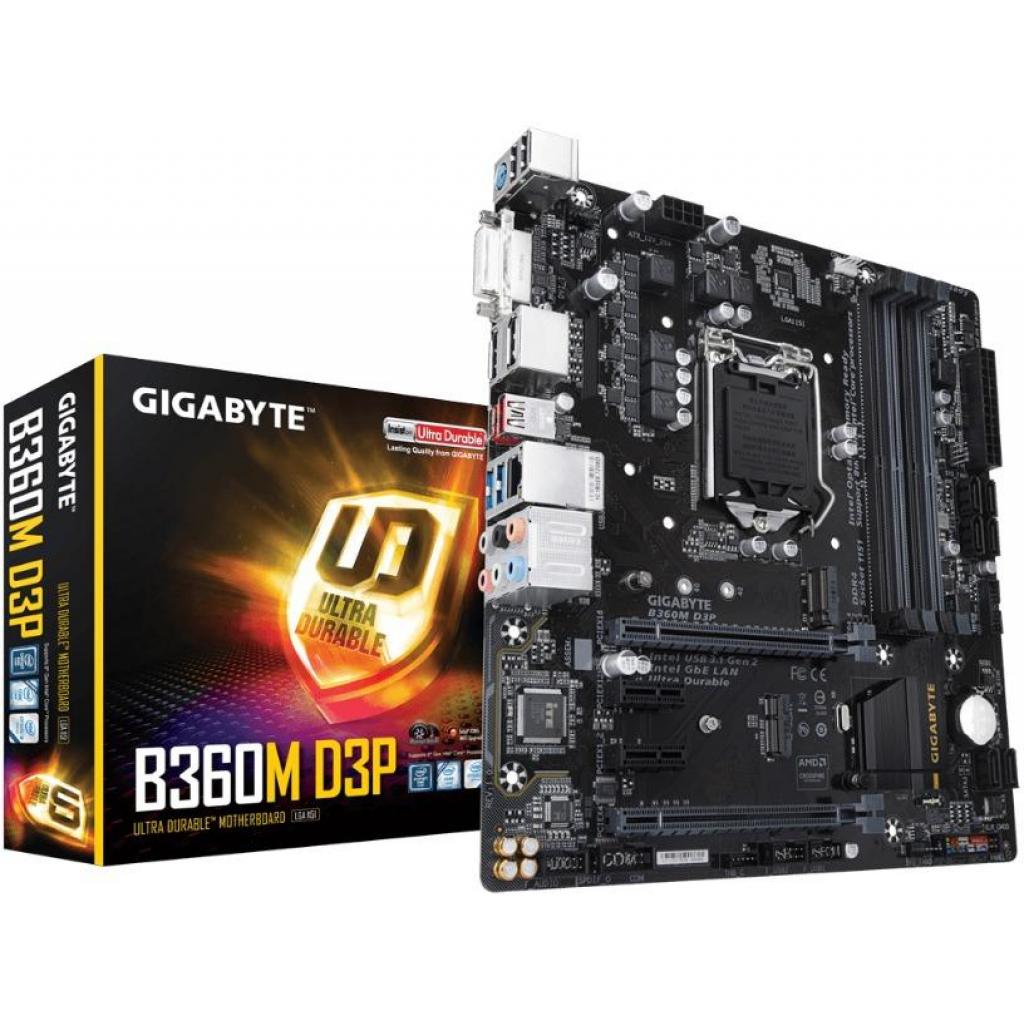 

Материнська плата GIGABYTE B360M D3P