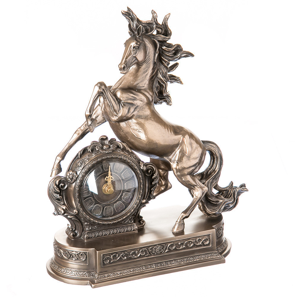 

Часы Вздыбившийся конь 28*32 см 76235A1 Veronese Италия