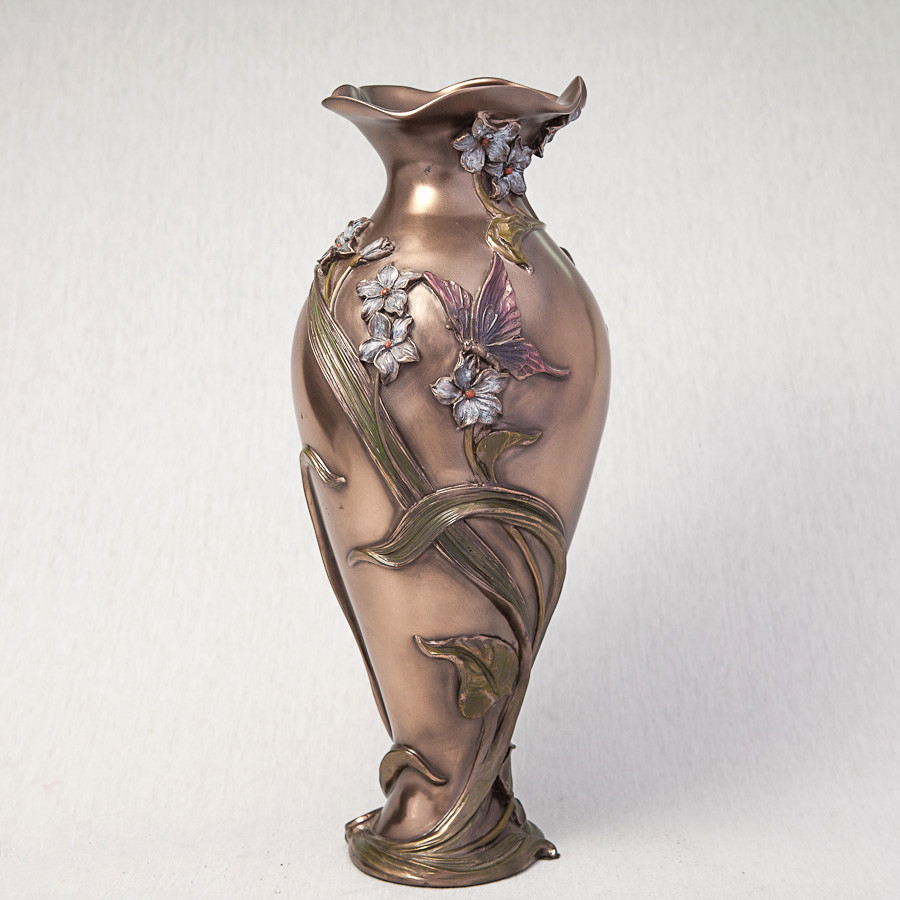 

Ваза Бабочка в фиалках Veronese Италия (34 см) 10407 A4