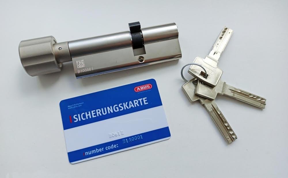 

Цилиндр Abus Bravus compact 1000 90 (40x50Т) ключ-поворотник 3Key