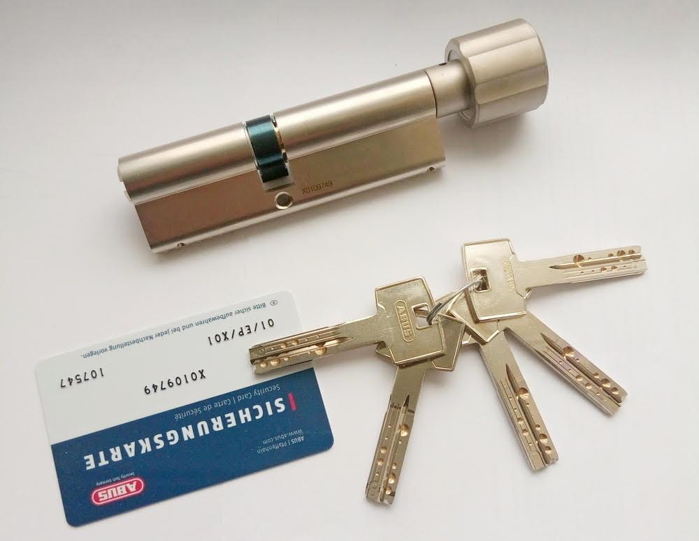 

Цилиндр Abus M12R 120мм (55х65T) T ключ-вертушка
