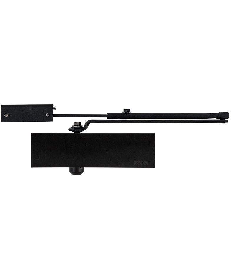 

Доводчик накладной Ryobi D-1200P(U) UNIV_ARM до 80 кг Черный