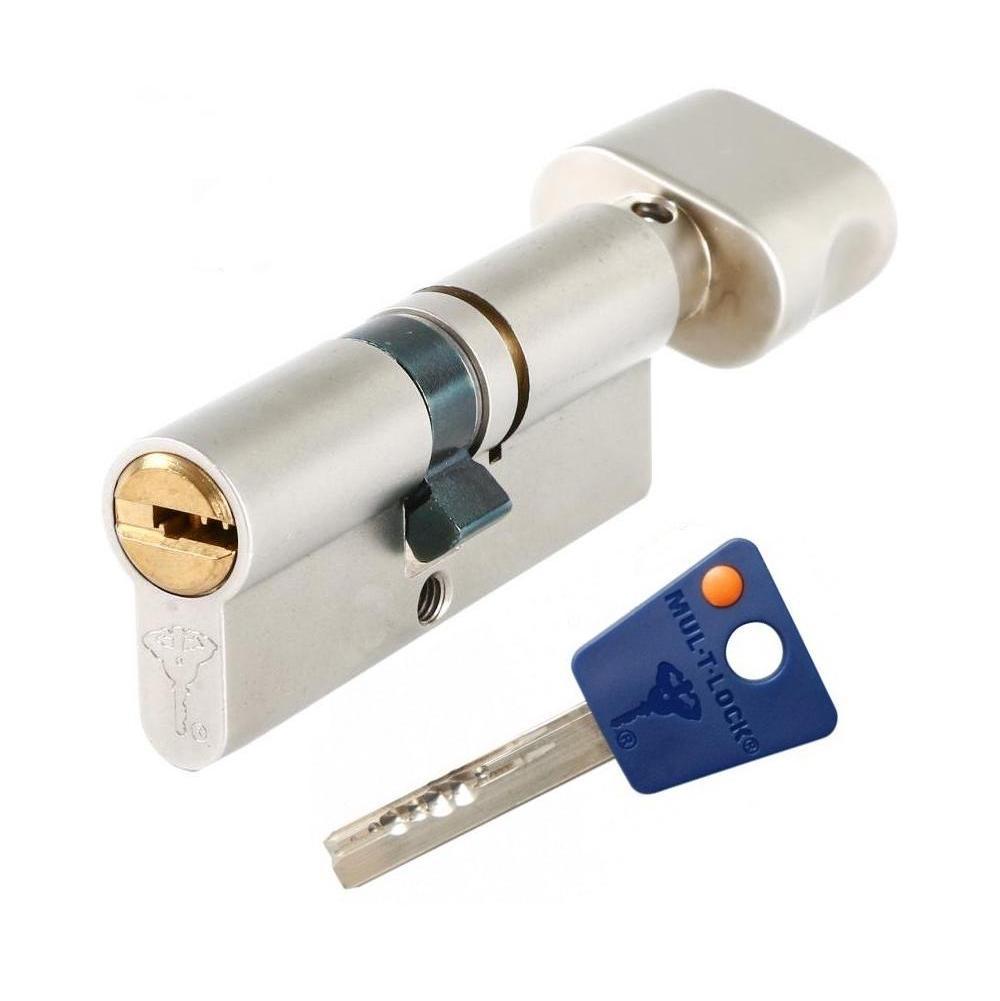 

Цилиндр Mul-t-lock 7х7 ключ/поворотник 110 мм 50х60Т