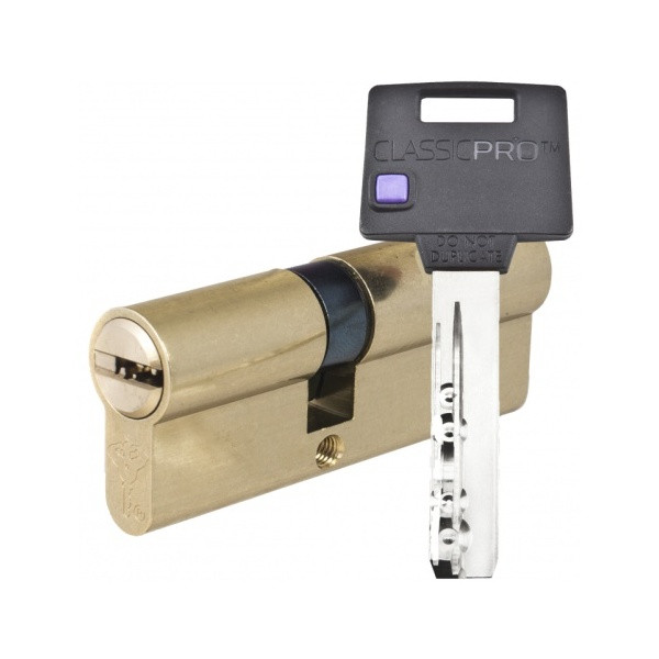 

Цилиндр Mul-T-Lock Classic PRO ключ/ключ латунь 110 мм 55х55