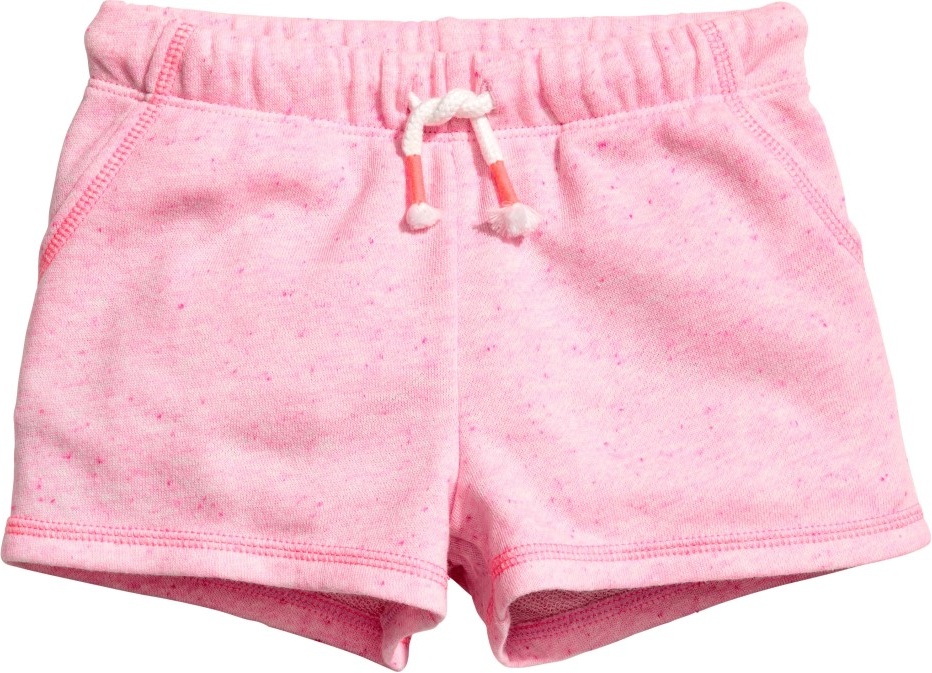 

Шорты H&M 03444785 164 см Розовые с серебристым