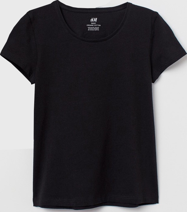 

Футболка H&M 06283318 158-164 см Черная