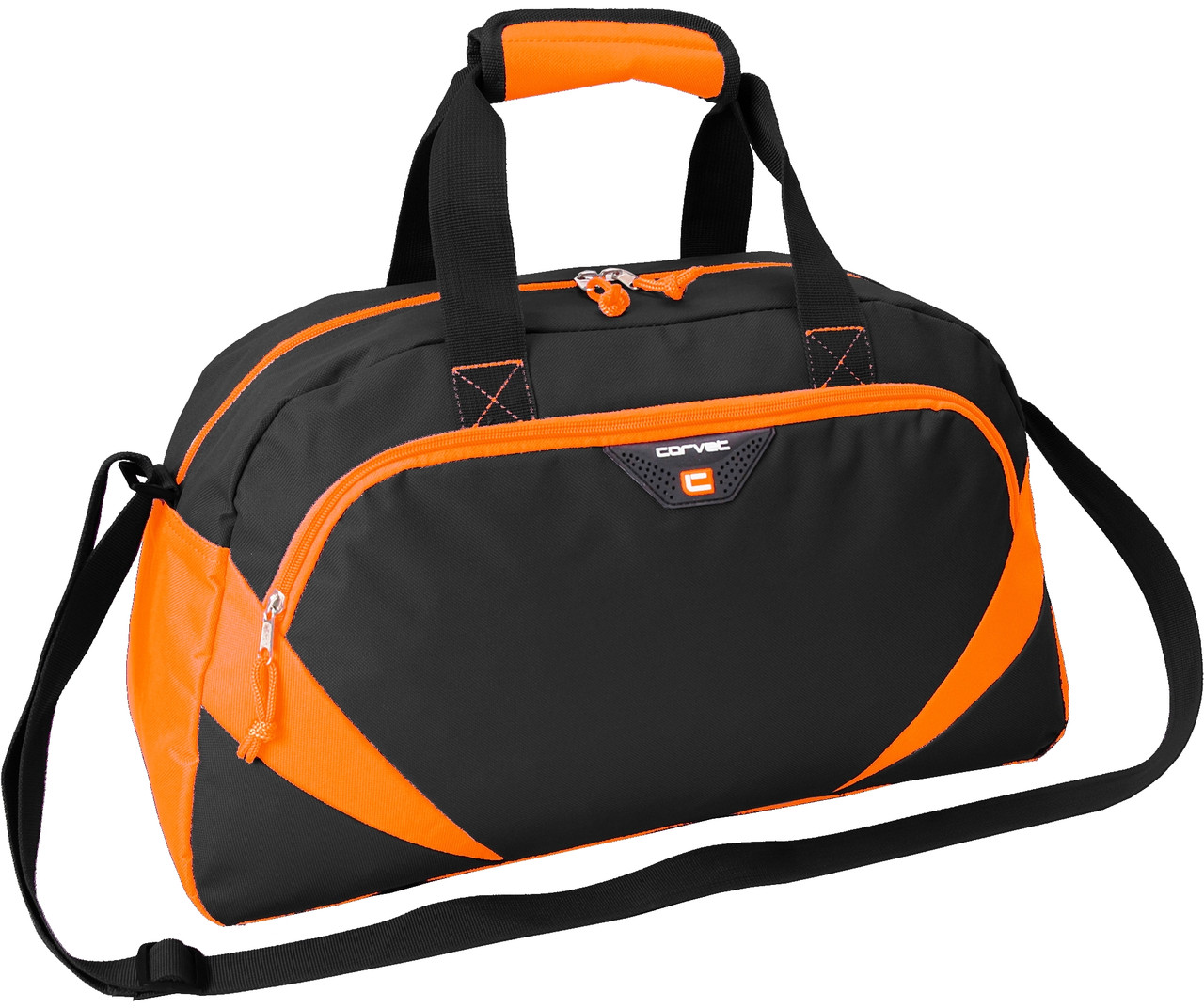 

Спортивная сумка 24L Corvet черная с оранжевым CrvtSB1032-09