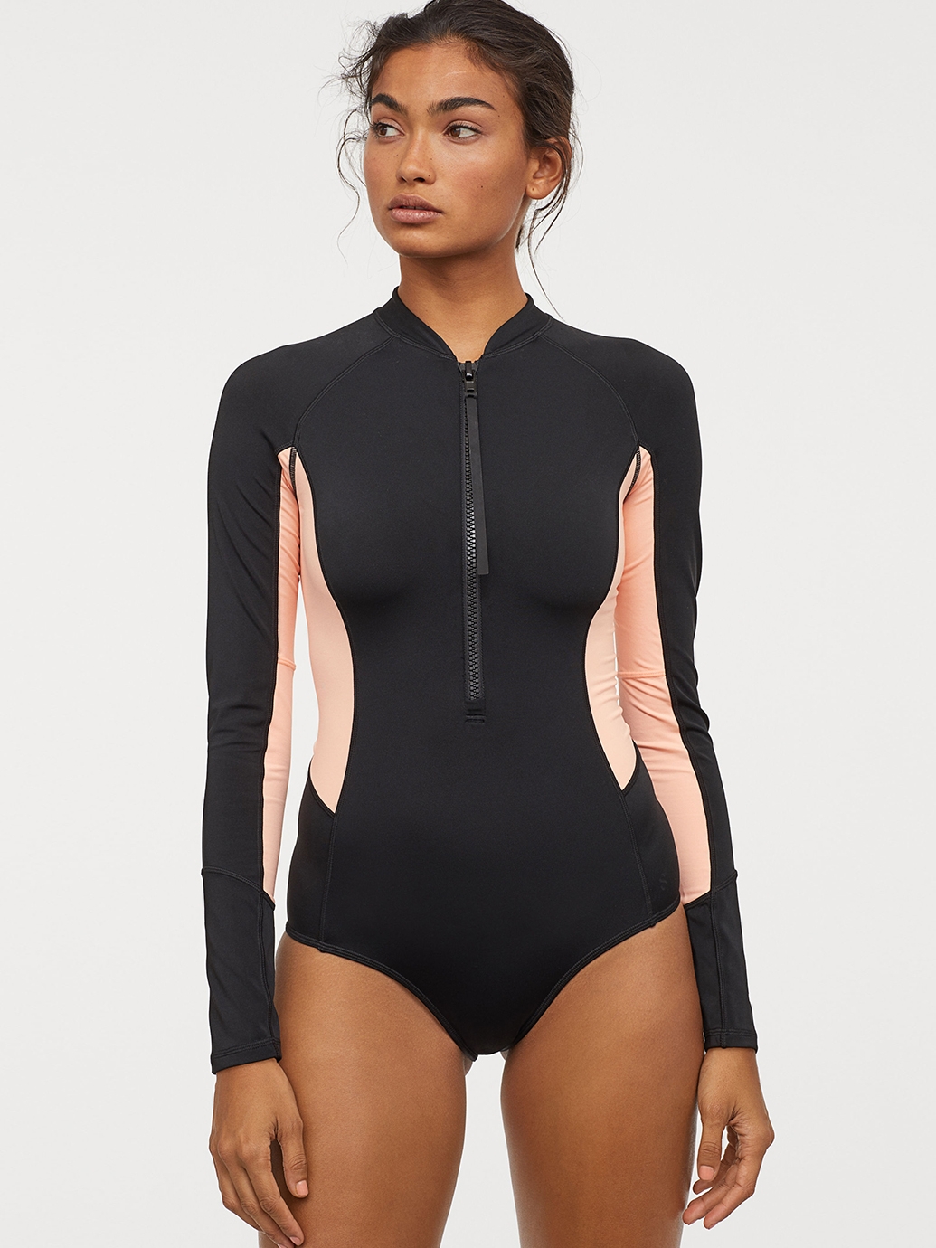 

Купальник слитный женский H&M 0715550-01 S Черный