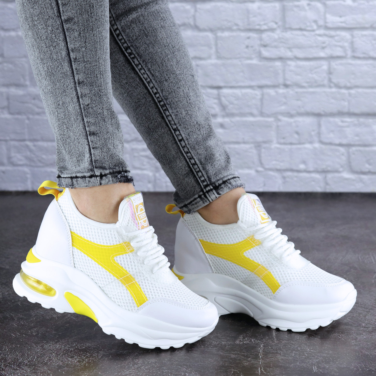 

Женские сникеры Fashion Tanner 1706 41 размер 25,5 см Белый